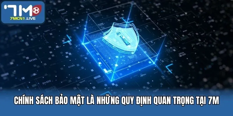 Chính sách bảo mật là những quy định quan trọng tại 7M